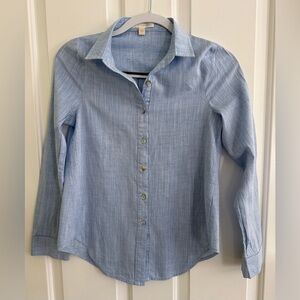 A. Maglia Light Blue Button-Up Shirt Womens Size SM